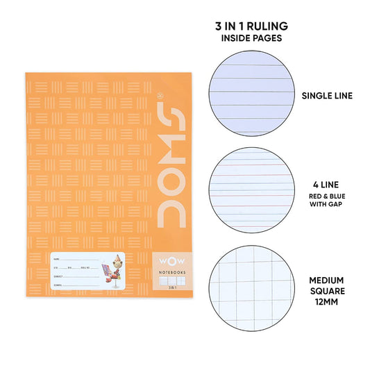 Doms Brown Cover Notebook