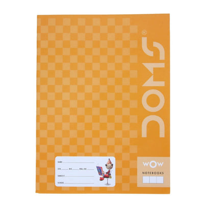 Doms Brown Cover Notebook - Small Square 9Mm