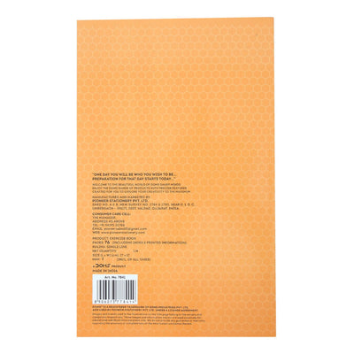 Doms Brown Cover Notebook - Single Line