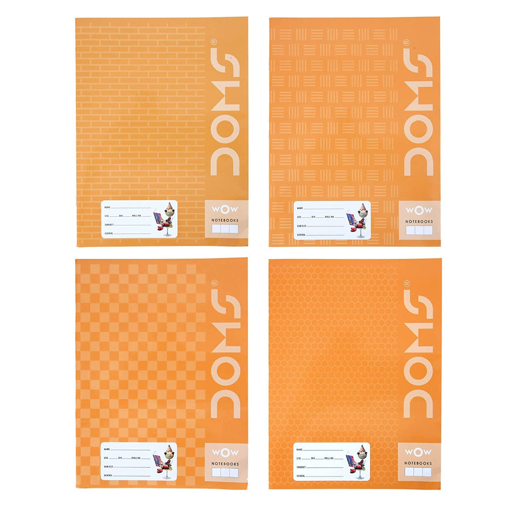 Doms Brown Cover Notebook - Big Square 25Mm
