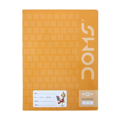 Doms Brown Cover Notebook - Big Square 25Mm