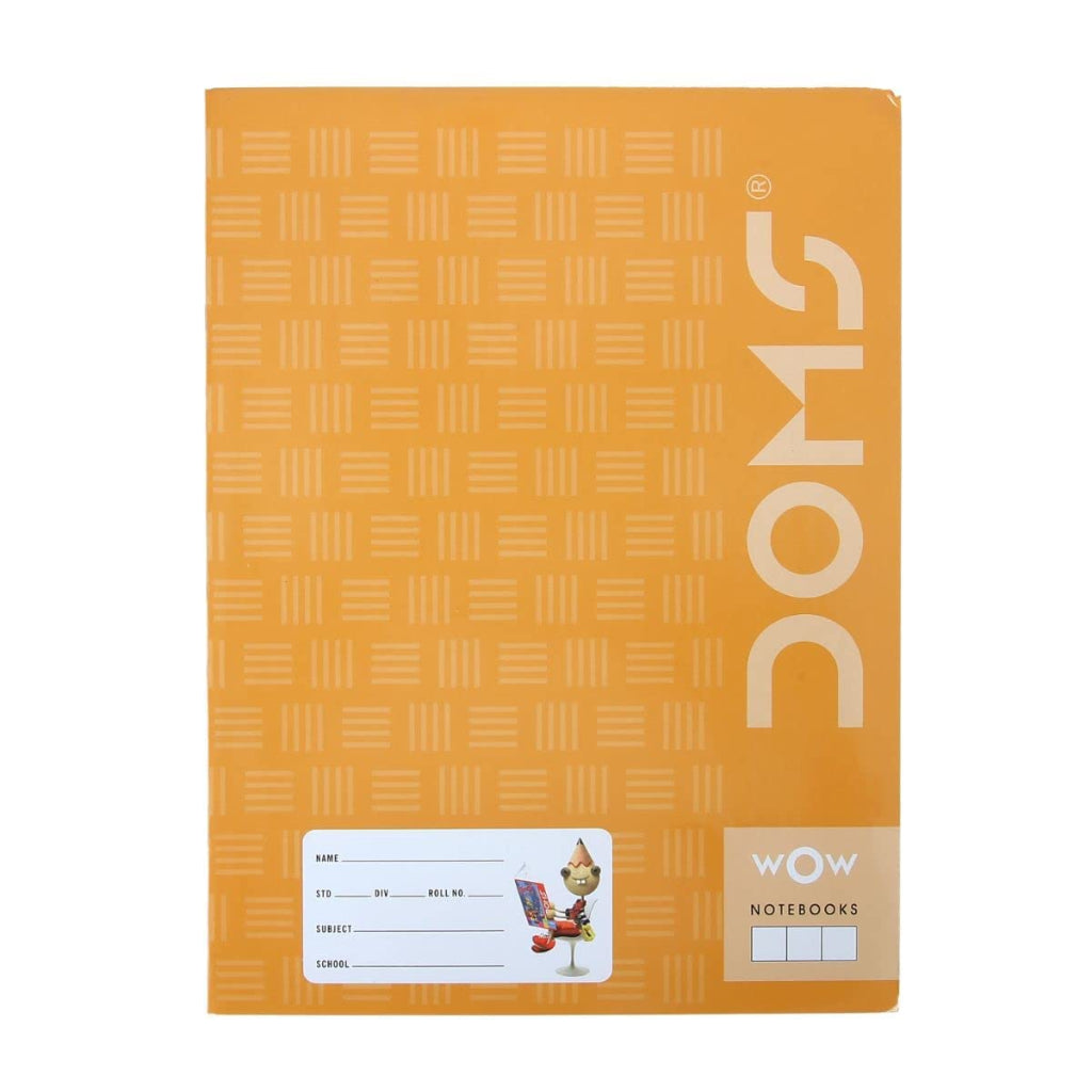 Doms Brown Cover Notebook - Big Square 25Mm