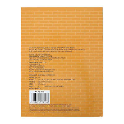 Doms Brown Cover Notebook - Big Square 25Mm