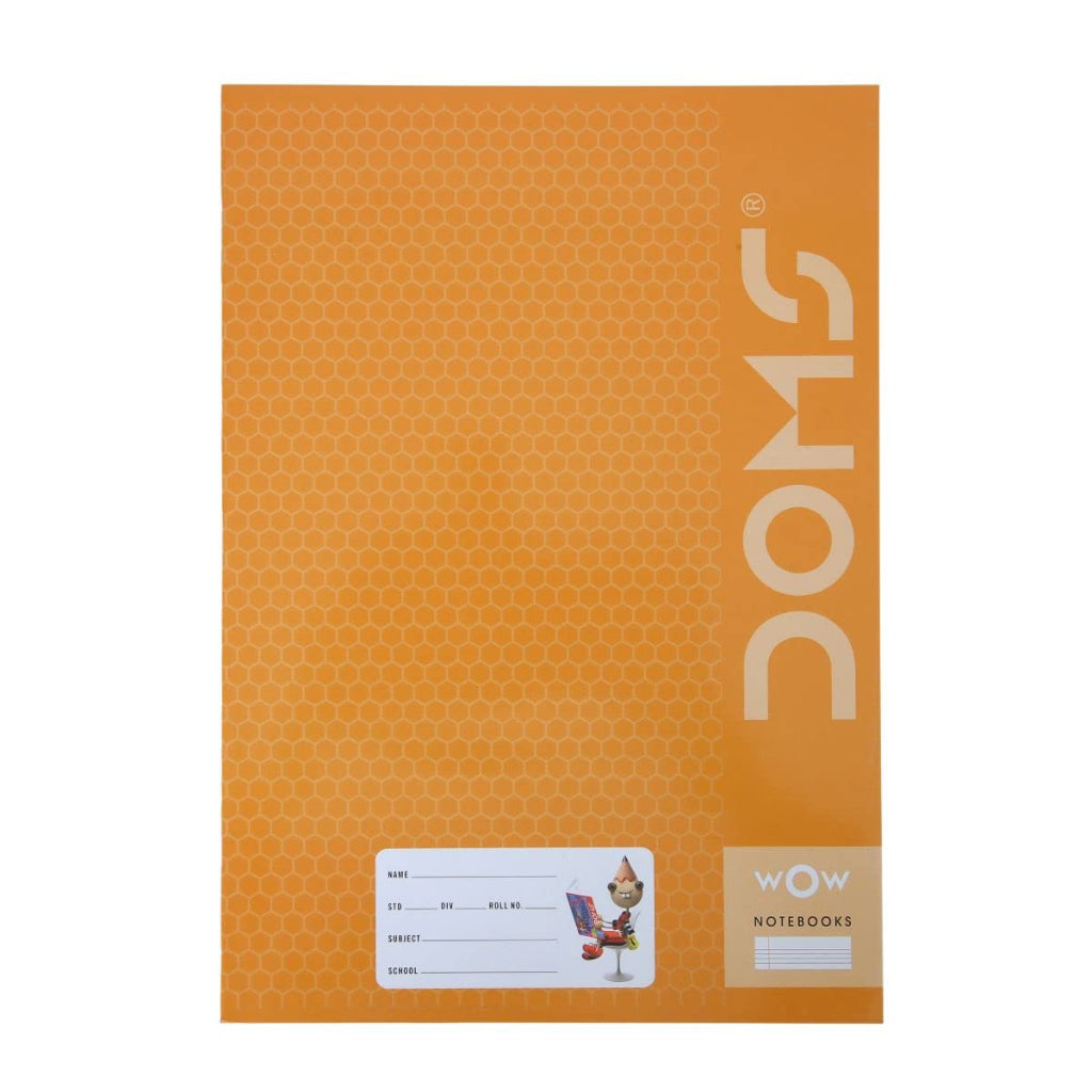 Doms Brown Series Notebook - A4 - Single Line