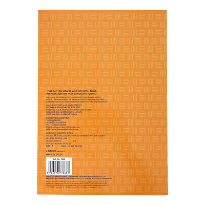 Doms Brown Series Notebook - A4 - Single Line