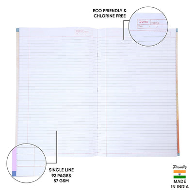 Doms Bridges Series Notebook - Single Line