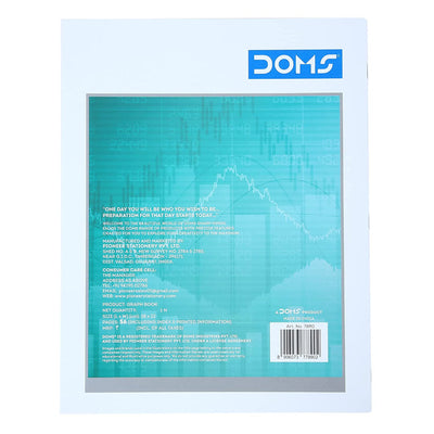 Doms Graph Book - Graphical Square- One Side Ruled