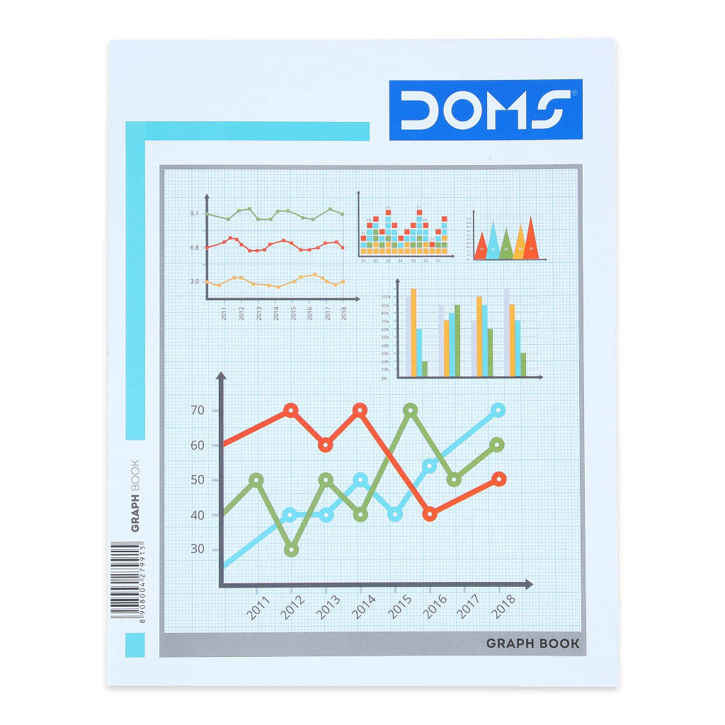 Doms Graph Book - Graphical Square- One Side Ruled