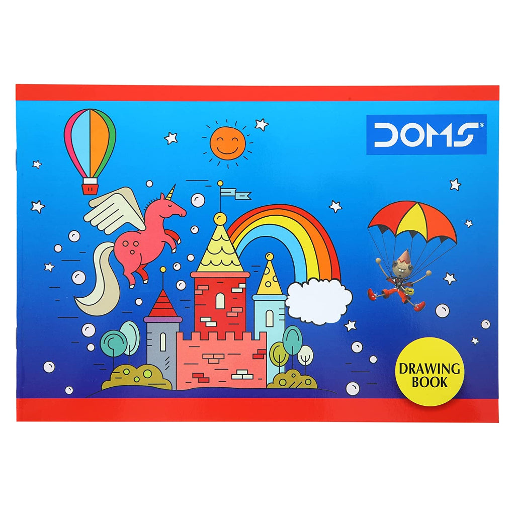 Doms Red Drawing Book - Plain