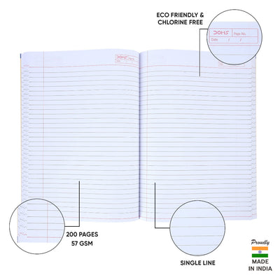 Doms Flying Machine Series Notebook - A4 - Single Line