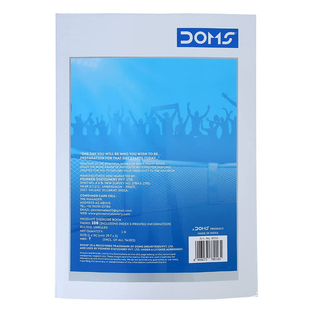 Doms  Martial Arts Series Notebook - A4 - Unruled