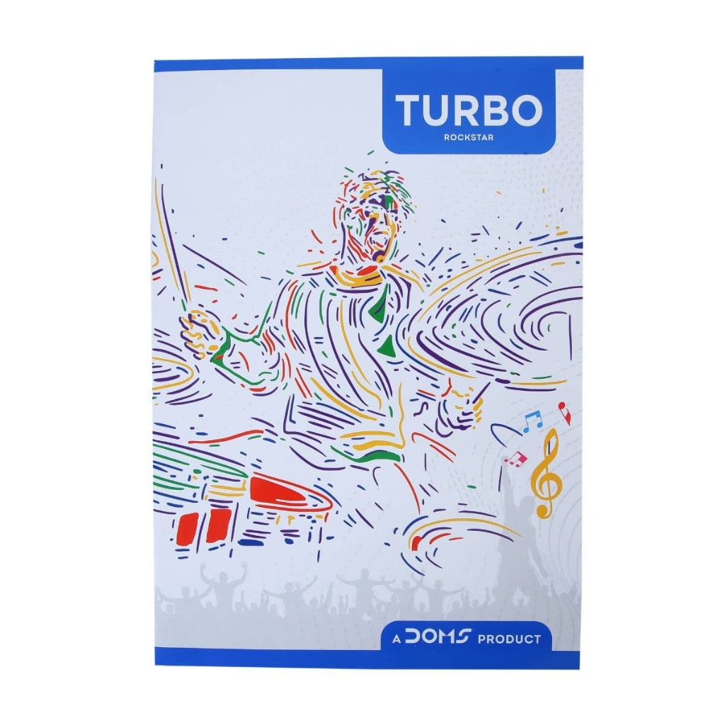 Doms Rock Star Series Notebook - A4 - Unruled