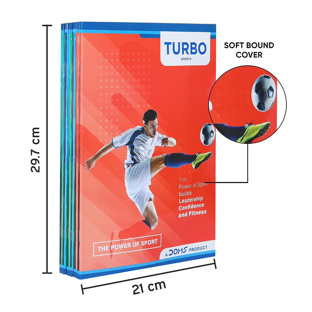 Doms The Power Of Sport Series Notebook - A4 - Single Line