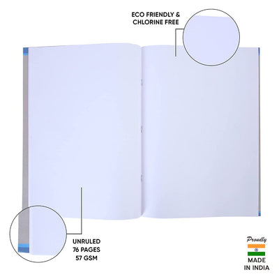 Doms  Adventure Sports Series Notebook - A4 - Unruled