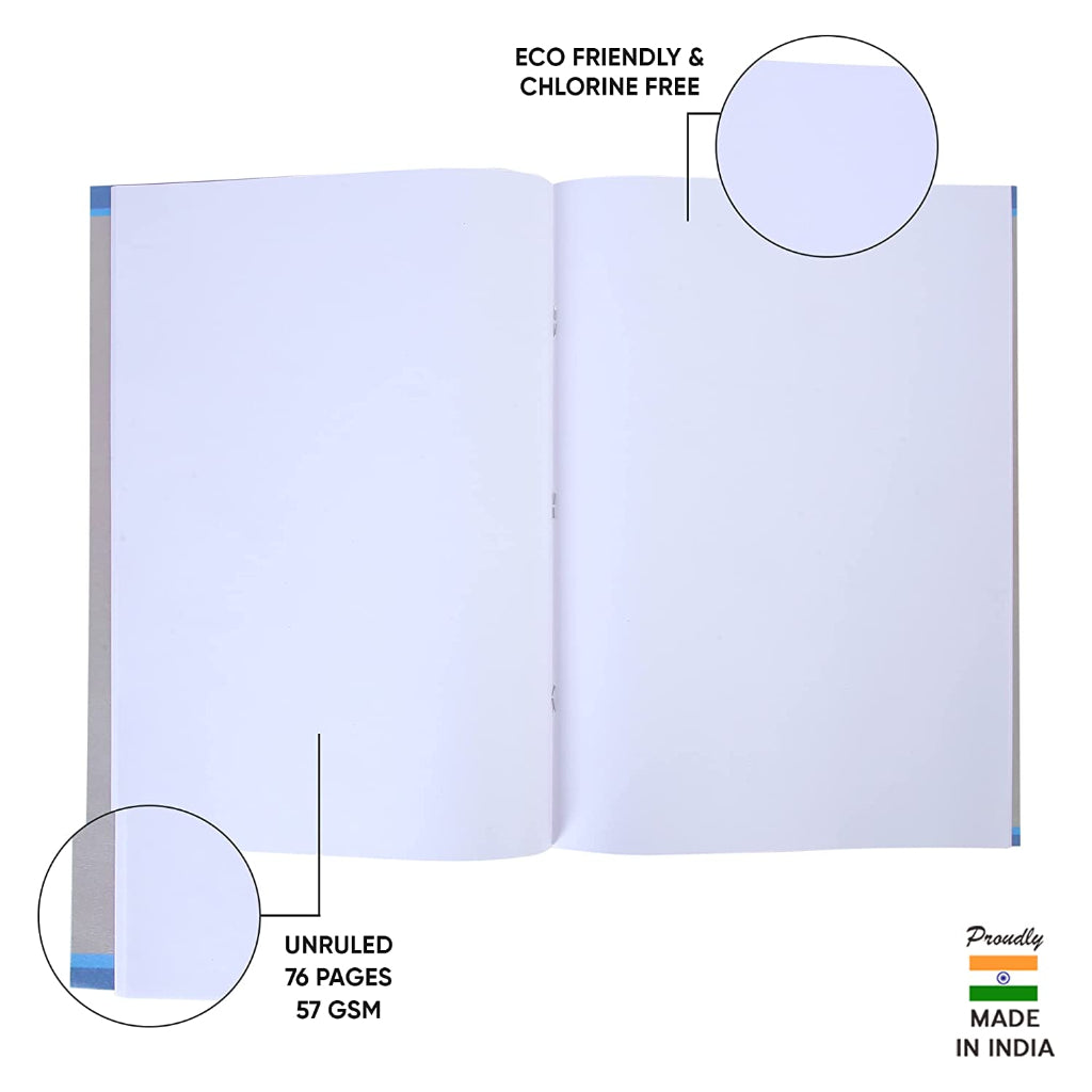 Doms  Adventure Sports Series Notebook - A4 - Unruled