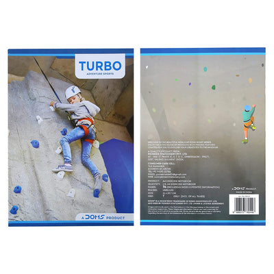 Doms  Adventure Sports Series Notebook - A4 - Unruled