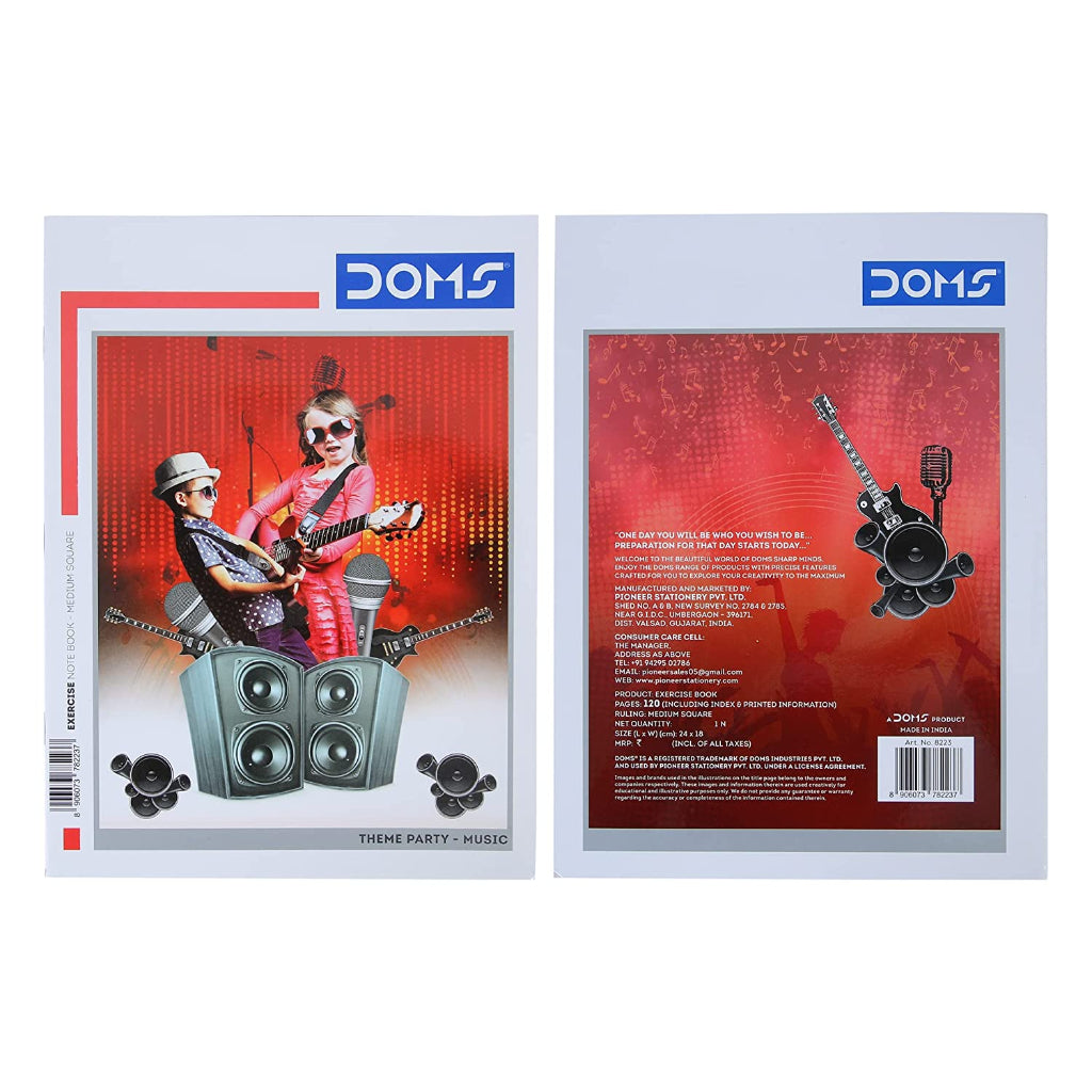 Doms Theme Party Series Notebook - Medium Square