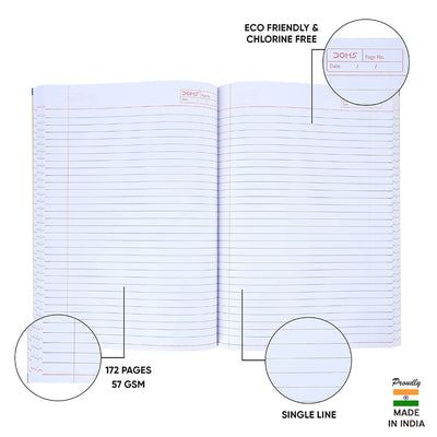 Doms Kings Of The Road Series Notebook - Single Line