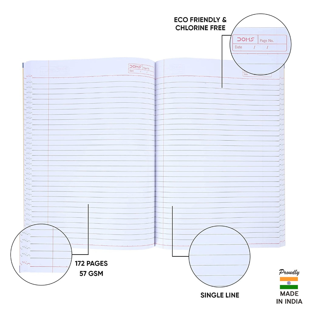 Doms Kings Of The Road Series Notebook - Single Line