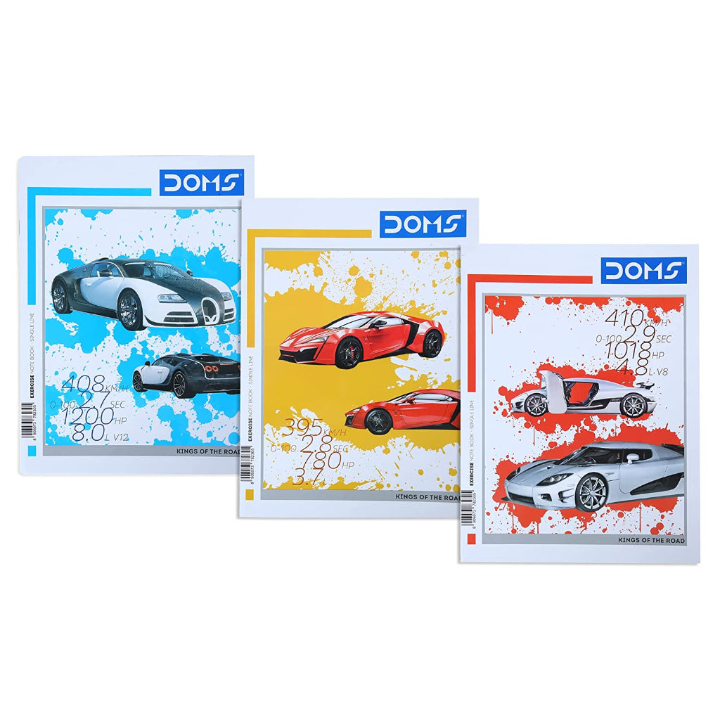 Doms Kings Of The Road Series Notebook - Single Line