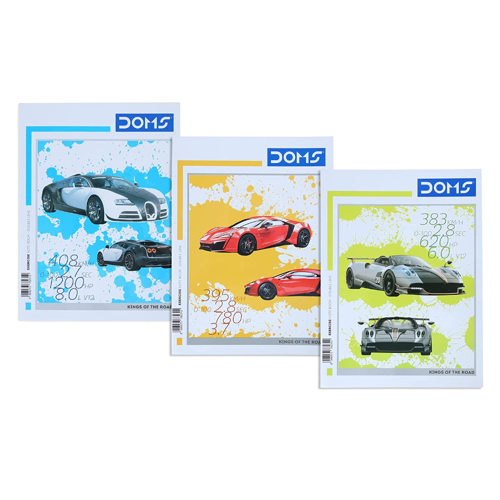Doms Kings Of The Road Series Notebook - Medium Square 12Mm