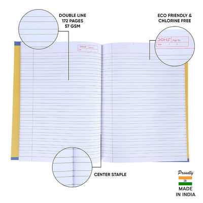 Doms Kings Of The Road Series Notebook - Medium Square 12Mm