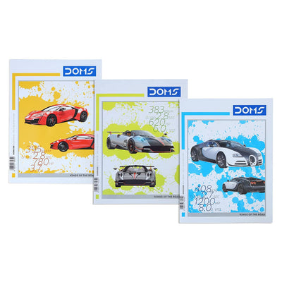 Doms Kings Of The Road Series Notebook -  Red & Blue With Gap