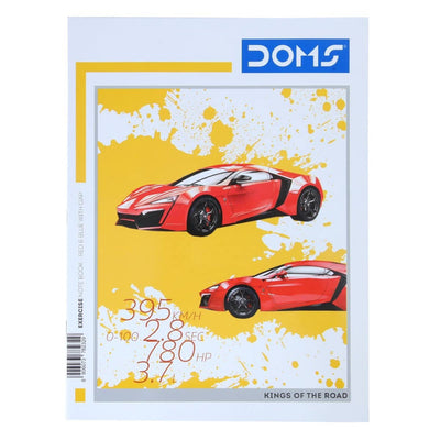 Doms Kings Of The Road Series Notebook -  Red & Blue With Gap