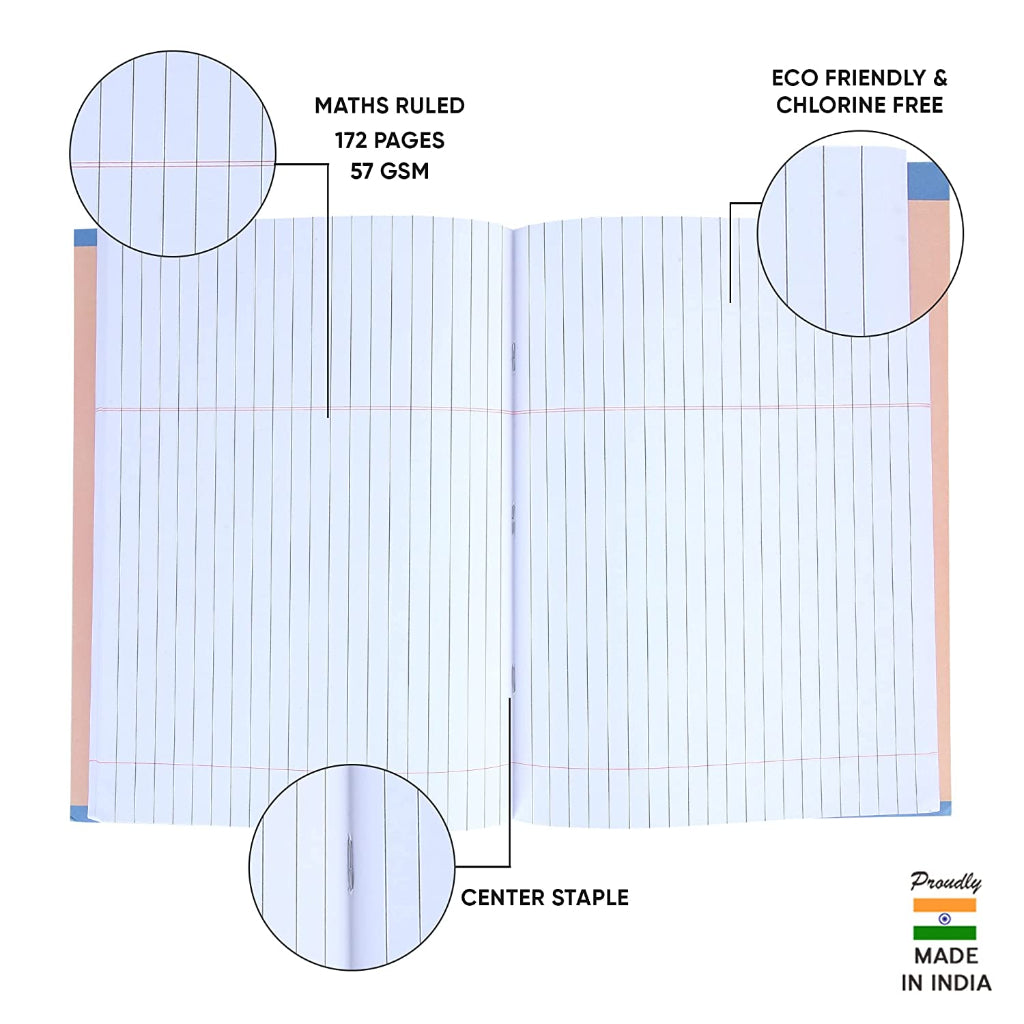 Doms Kings Of The Road Series Notebook - Ruled - Math