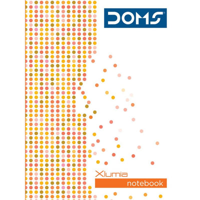 Doms Single Line Book Case Bound Xlumia Exercise Note Book - 192 Pages, Pack of 1