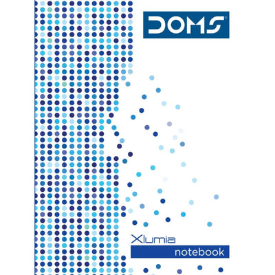 Doms Single Line Book Case Bound Xlumia Exercise Note Book - 192 Pages, Pack of 1