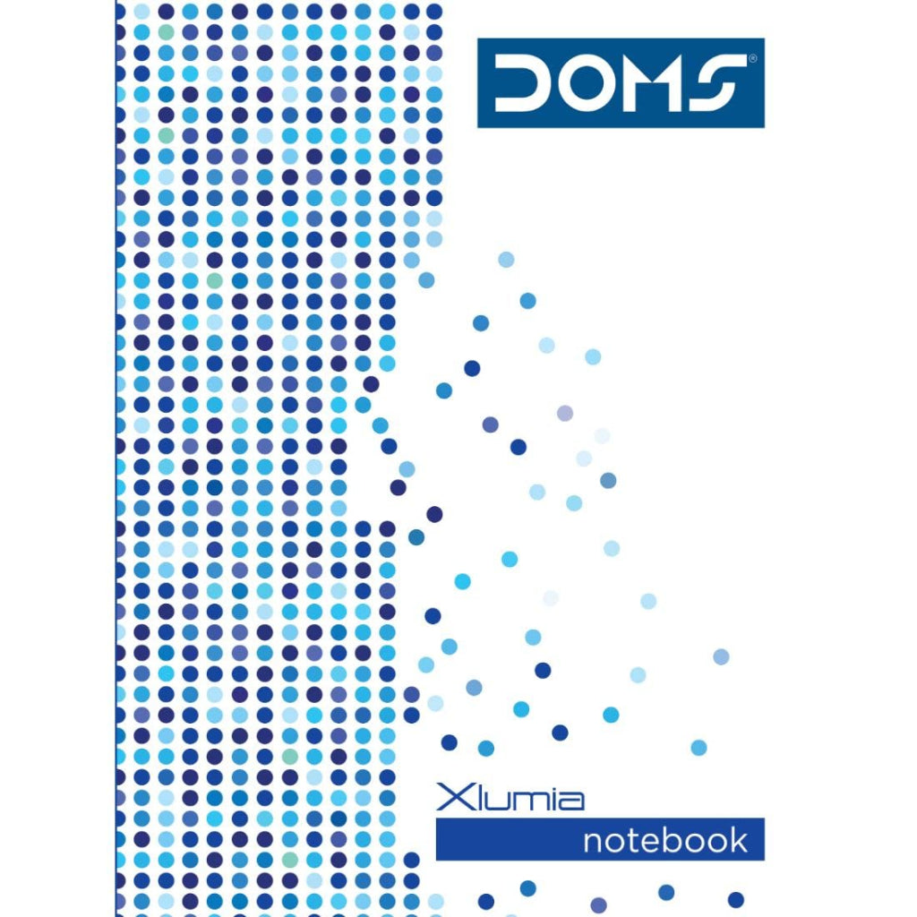 Doms Single Line Book Case Bound Xlumia Exercise Note Book - 192 Pages, Pack of 1