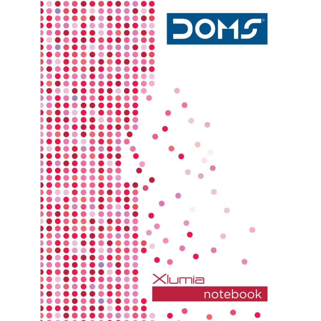 Doms Single Line Book Case Bound Xlumia Exercise Note Book - 192 Pages, Pack of 1