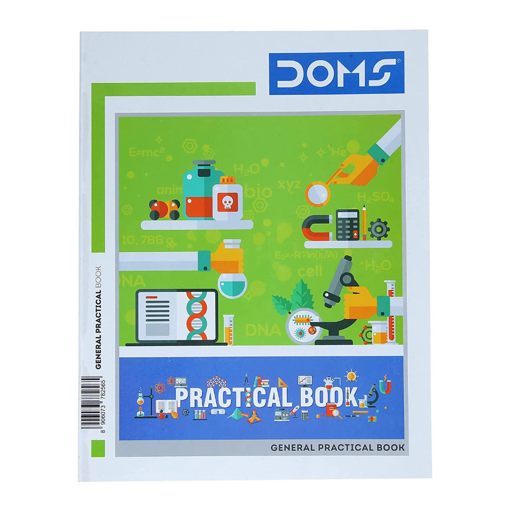 Doms General Practical Book - One Side Ruled And One Side Plain