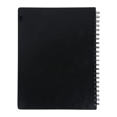 Doms 70GSM Unruled 1 Subject Wiro Binding Notebook - 160 Pages, Pack of 1
