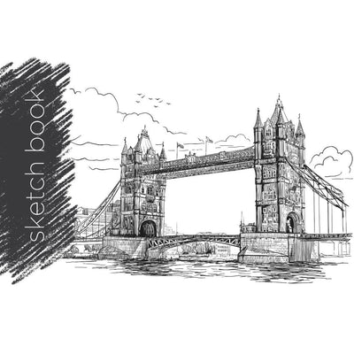 Doms 110GSM Unruled Wiro Bound Sketch Book - 100 Pages, Pack of 1