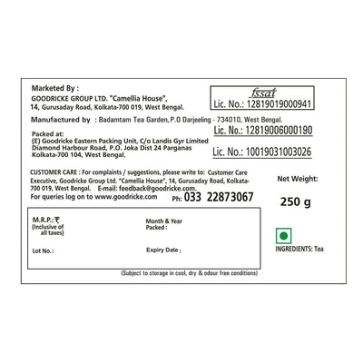 Goodricke Badamtam Darjeeling Tea