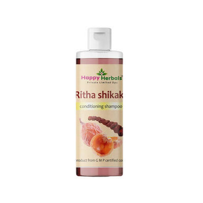 Happy Herbals Ritha Shikakai Conditioning Shampoo