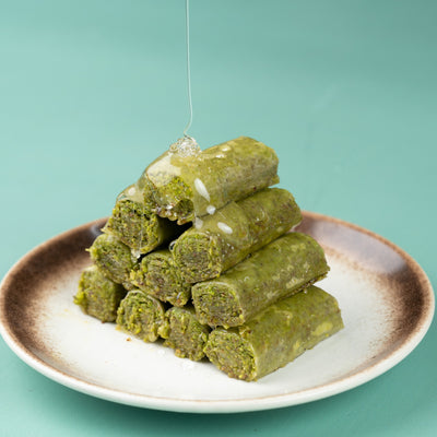 Gourmet Baklava Classic Pista Roll Baklava