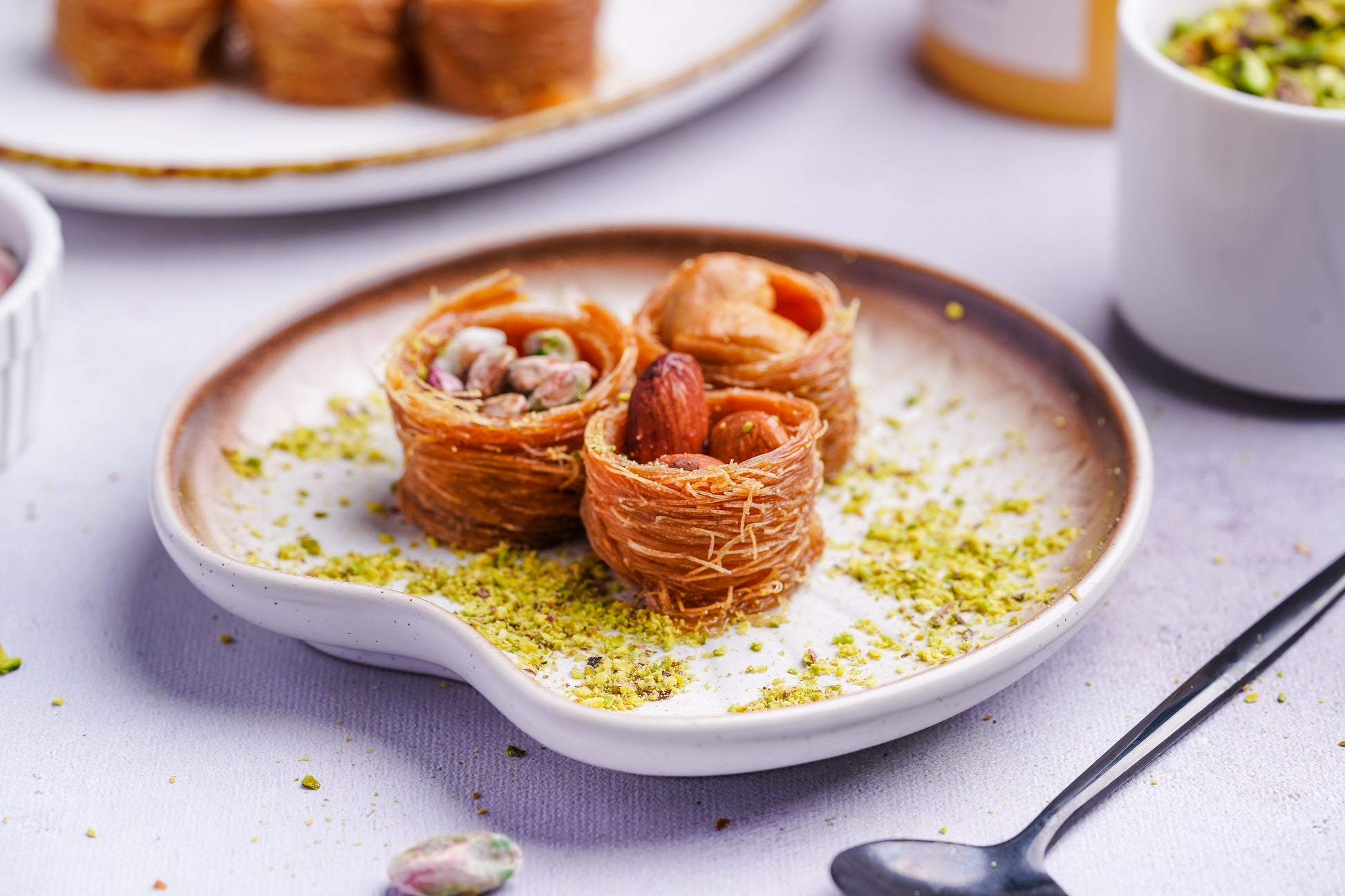 Gourmet Baklava Crescent Gift Box Of Assorted Nest Baklava
