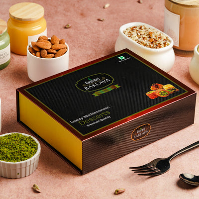 Gourmet Baklava Classic Gift Box Of Assorted Nest Baklava