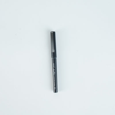 BRUSTRO AeroFlow Liquid Ink Rollerball Pens | Black | 0.5mm, Micro Tip | Pack of 3 | Ideal for Students, Professionals, Office, Exam use, Accurate Smooth Writing, Waterproof, Fade Resistant