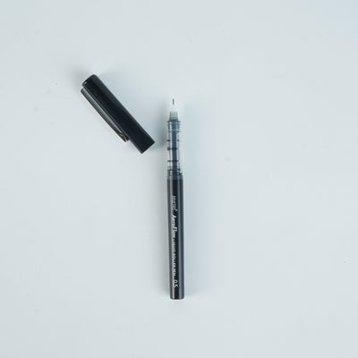 BRUSTRO AeroFlow Liquid Ink Rollerball Pens | Black | 0.5mm, Micro Tip | Pack of 3 | Ideal for Students, Professionals, Office, Exam use, Accurate Smooth Writing, Waterproof, Fade Resistant