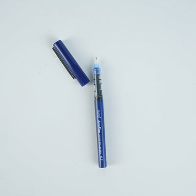 BRUSTRO AeroFlow Liquid Ink Rollerball Pens | Blue | 0.5mm, Micro Tip | Pack of 3| Ideal for Students, Professionals, Office, Exam use, Accurate Smooth Writing, Waterproof, Fade Resistant