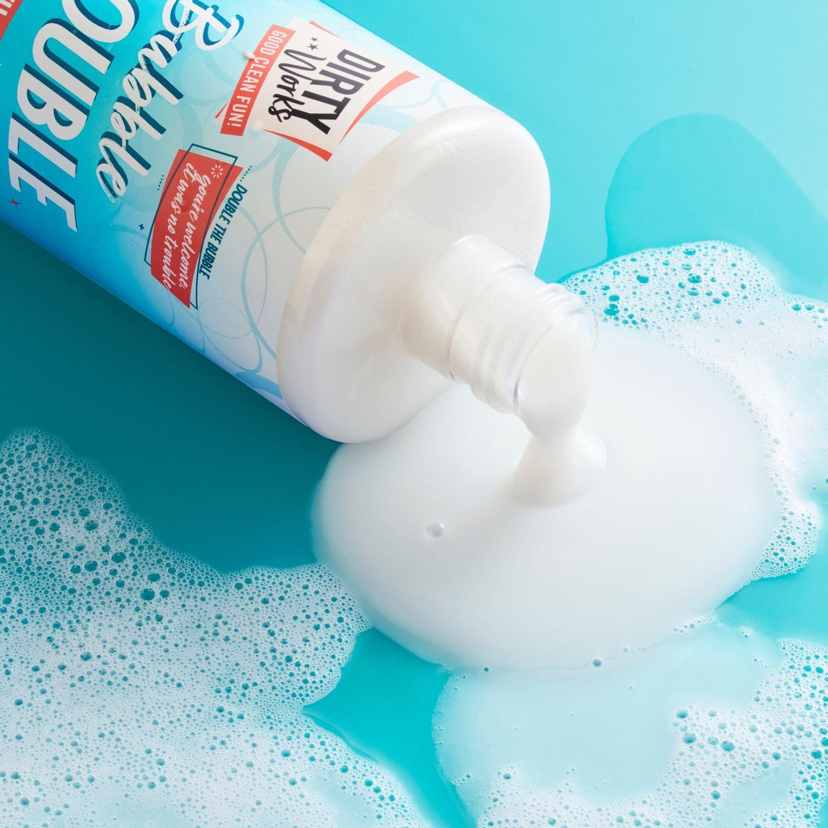 Dirty Works Bubble Trouble Bubble Bath & Lovely Scrubbly Body Scrub | Relaxing Bubble Bath & Exfoliationg Scrub Duo | Refreshes & Gives Smooth Skin - Combo of 2