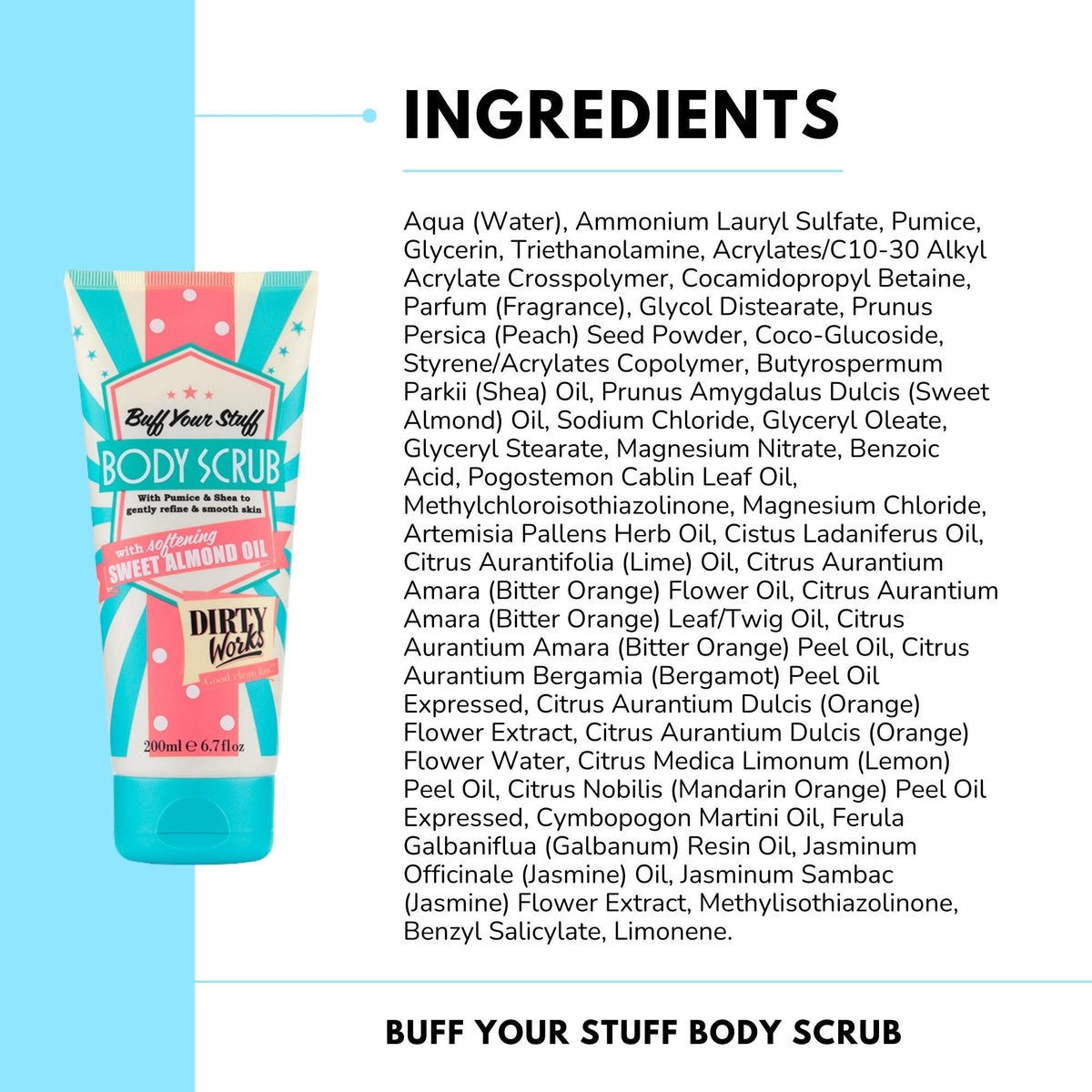 Dirty Works Coco-Bango Coconut Bath Bomb & Buff Your Stuff Body Scrub | Bath Bomb & Exfoliating Scrub | For Relax, Refresh & Skin Smoothing Bath Experience - Combo of 2