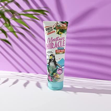 Dirty Works Sweet Sweet Scrubbin Sugar Scrub & Miracle Hawaii Hydrating Body Wash | Exfoliating Sugar Scrub & Moisturizing Body Wash for Smooth, Soft Skin with Tropical Hawaiian Scents - Combo of 2
