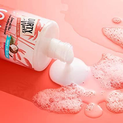 Dirty Works Smooth On Up Buttery Salt Scrub & Soak It Up Coconut Bath Soak | Exfoliationg Salt Scrub & Hydrating Coconut Bath Soak | For Smooth, Soft & Moisturized Skin - Combo of 2