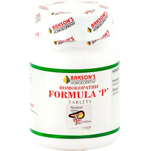 Bakson's Homeopathy Formula P Tablets