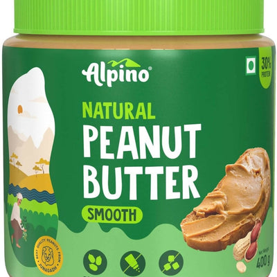 Alpino Natural Peanut Butter Smooth Unsweetened